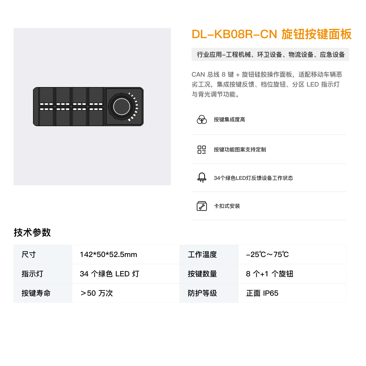 DL-KB08R-CN&nbsp;旋钮按键面板.png